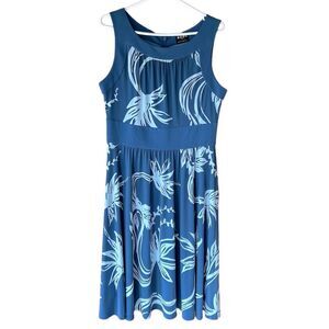 BCBG Paris Sleeveless Floral Pattern Dress Size 12